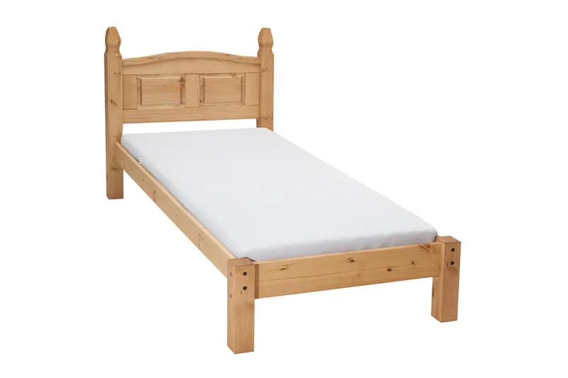Bett aus Kiefer massiv, natur gewachst, Ansicht 2