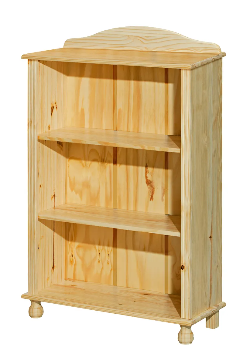 Bücherregal aus Kiefer massiv, natur lackiert