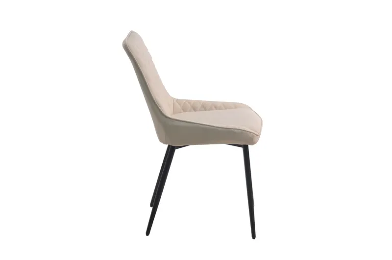Stuhl, 2er-Set, beige/schwarz, Ansicht 3