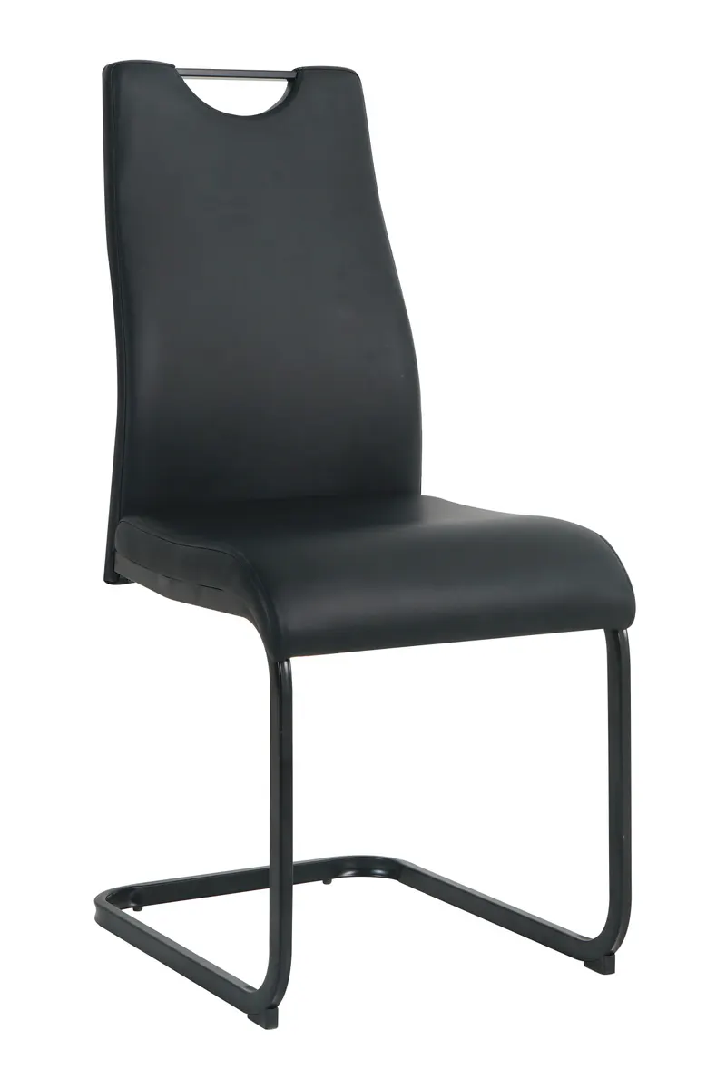 Stuhl, 2er-Set, schwarz, Ansicht 2