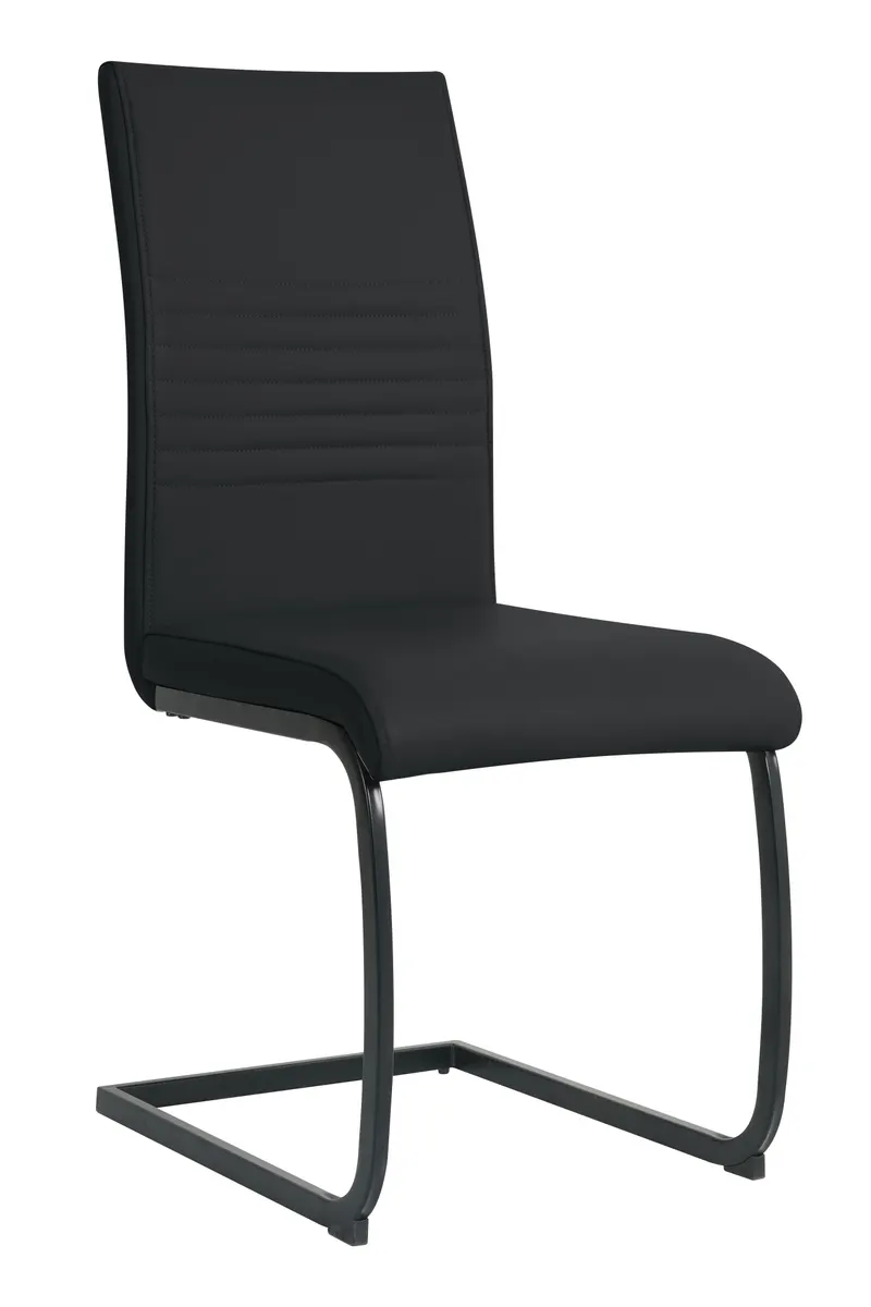 Stuhl, 2er-Set, schwarz, Ansicht 2