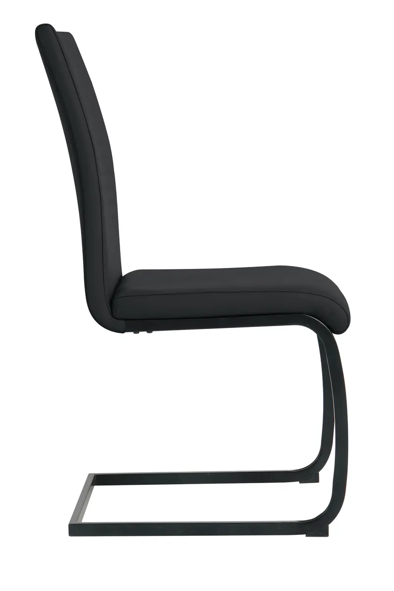 Stuhl, 2er-Set, schwarz, Ansicht 4