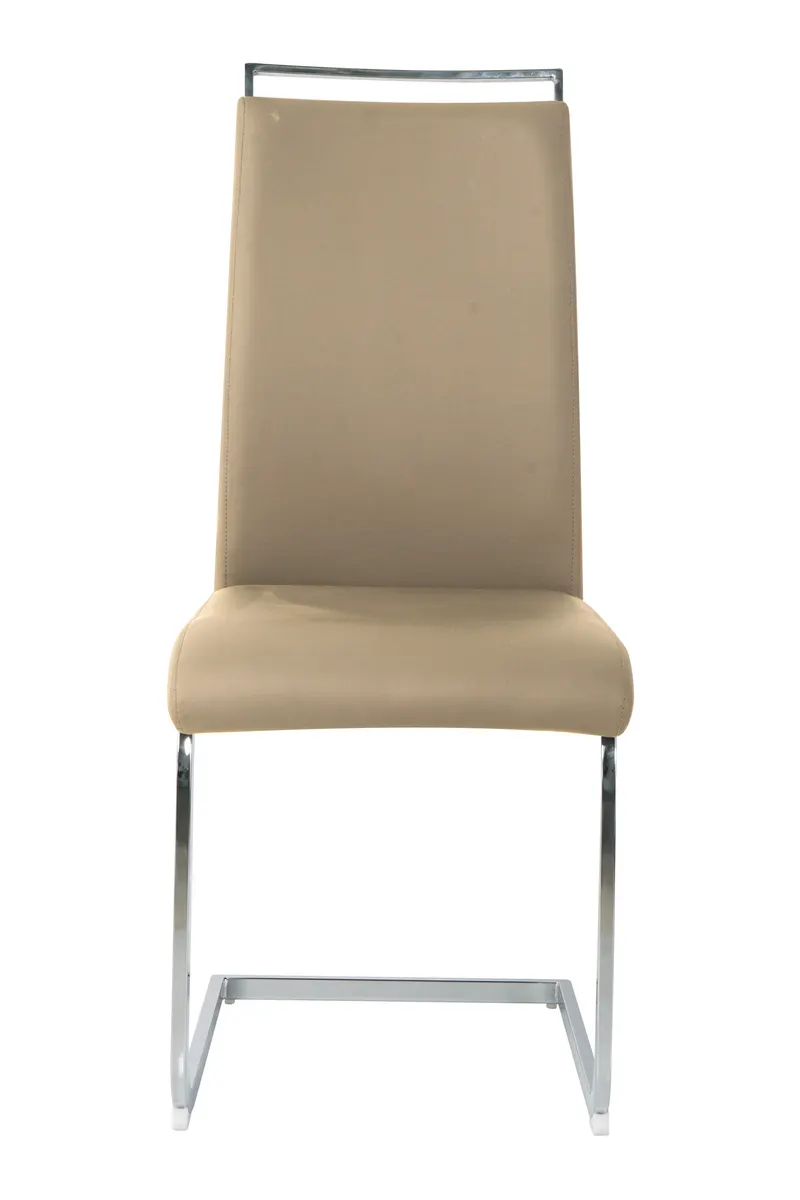 Stuhl, 2er-Set, Kunstleder taupe, Ansicht 3