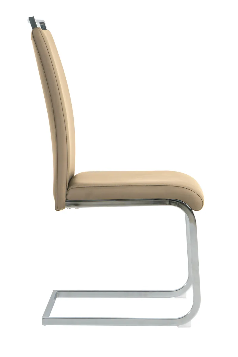 Stuhl, 2er-Set, Kunstleder taupe, Ansicht 4