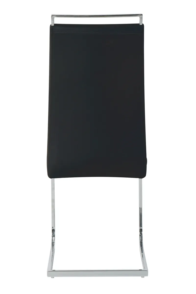 Stuhl, 2er-Set, Kunstleder schwarz, Ansicht 6