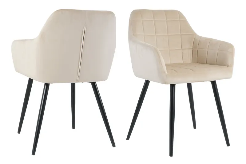 Sessel, 2er-Set, beige, Ansicht 2