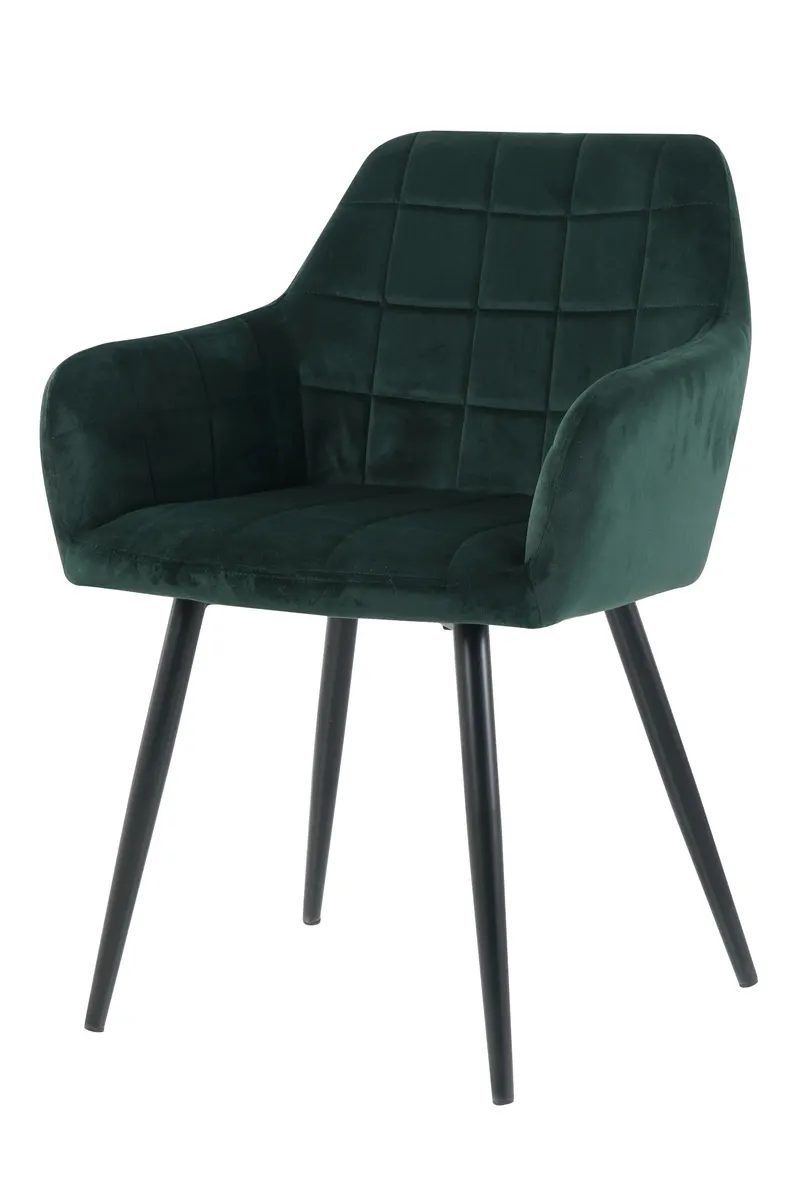 Sessel, 2er-Set, grüner Samtbezug, Ansicht 2