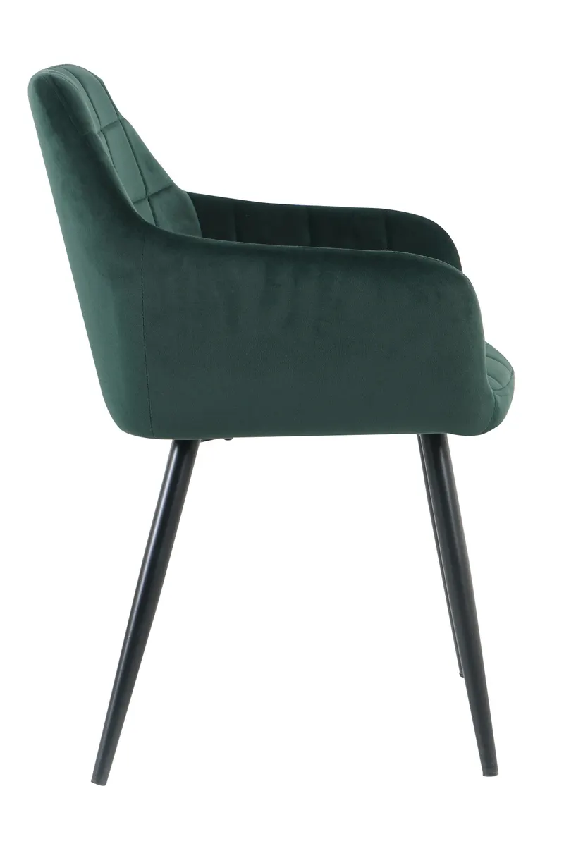 Sessel, 2er-Set, grüner Samtbezug, Ansicht 4