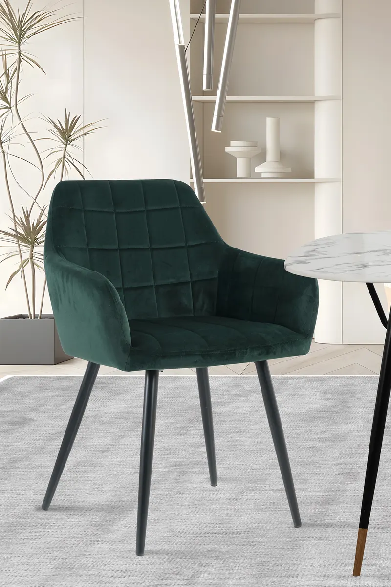 Sessel, 2er-Set, grüner Samtbezug, Ansicht 7