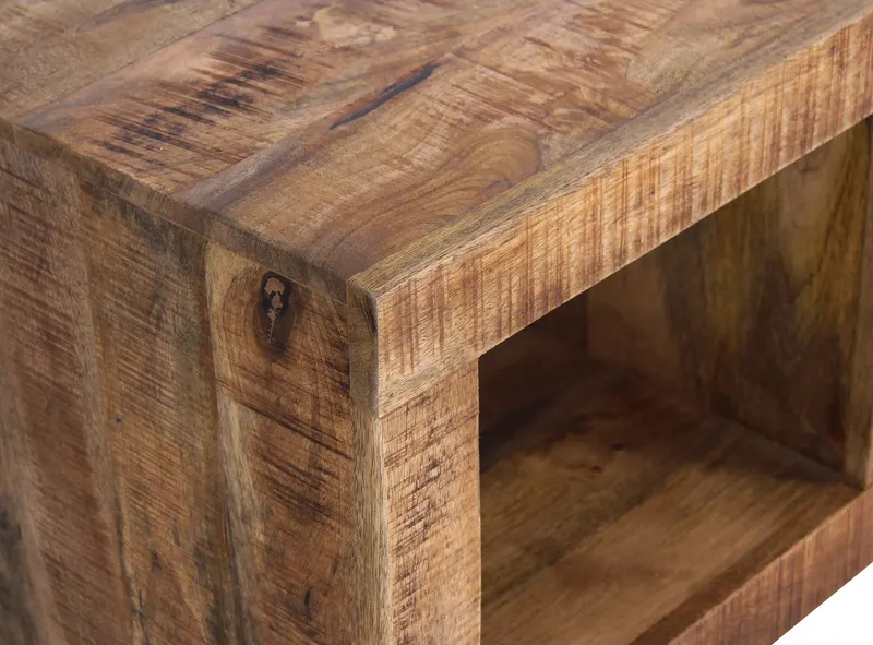 Couchtisch aus massivem Mango, natur, Ansicht 5