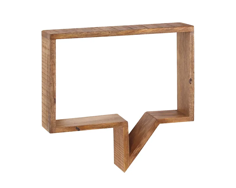 Wandregal-Set aus Mango massiv, natur, Ansicht 5