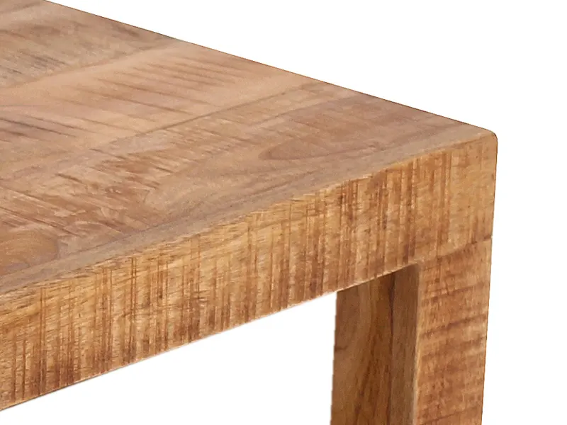Couchtisch 110 × 60 cm aus lackiertem Mangoholz, natur, Ansicht 4