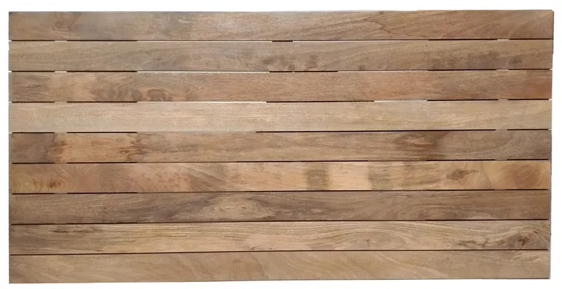 Tisch 180 × 100 cm aus Mango und Metall, Ansicht 10