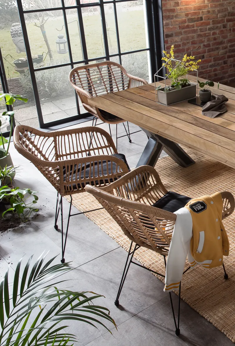 Outdoor Gartensessel aus Polyrattan, 2er-Set, Ansicht 12