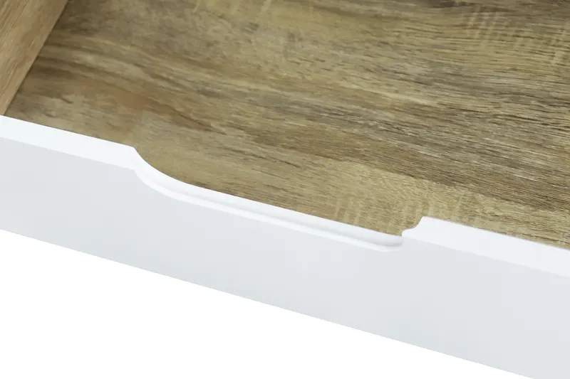 Lowboard Spanplatte natur-weiß, Ansicht 6