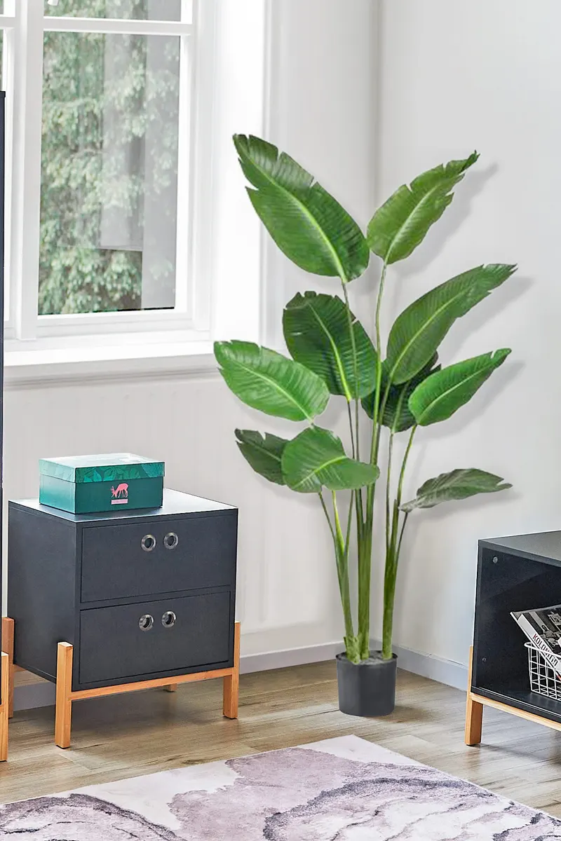 Kommode mit MDF-Melamindekor, schwarz/natur, Ansicht 5