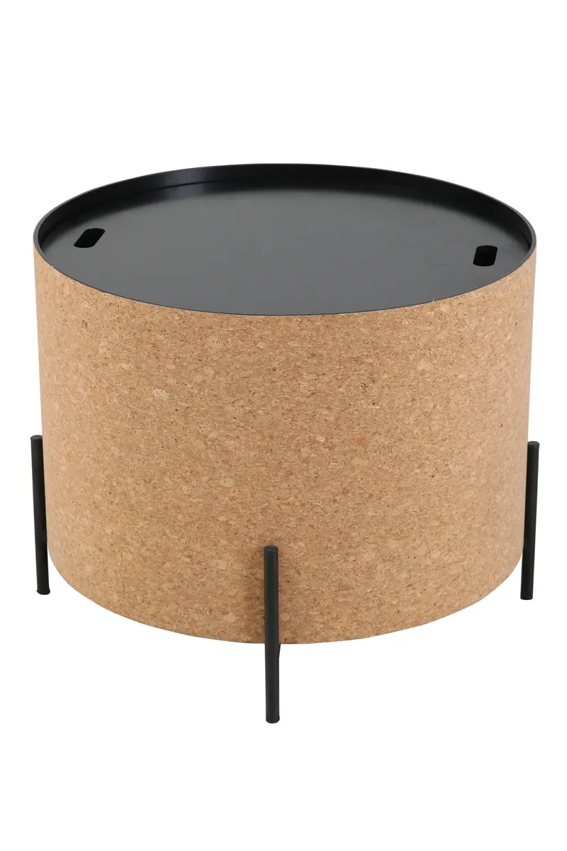 Couchtisch-Set aus MDF und Kork, natur/schwarz, Ansicht 11