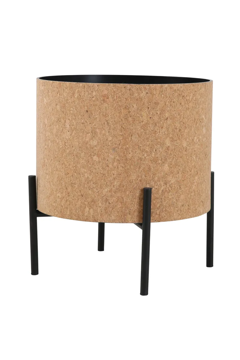 Couchtisch-Set aus MDF und Kork, natur/schwarz, Ansicht 3