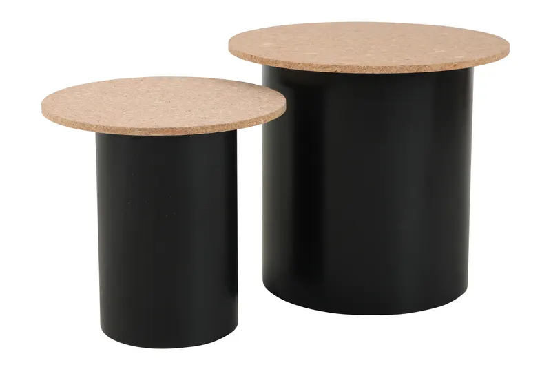 Beistelltische aus MDF mit Kork, 2er-Set, Ansicht 3