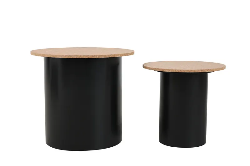 Beistelltische aus MDF mit Kork, 2er-Set, Ansicht 4