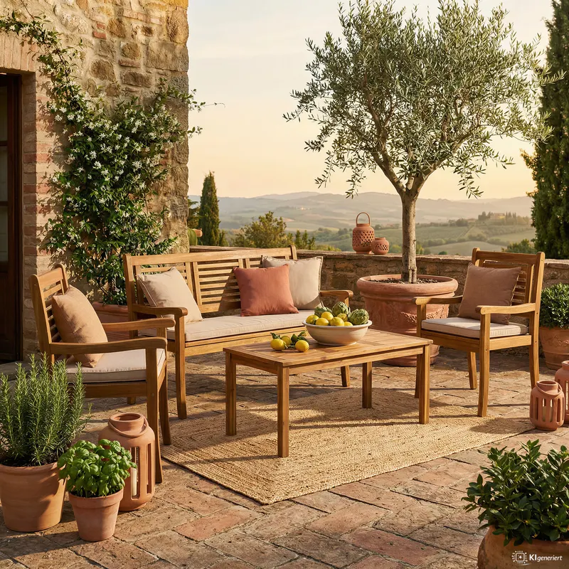 Gartensessel aus Akazie, natur, Ansicht 10