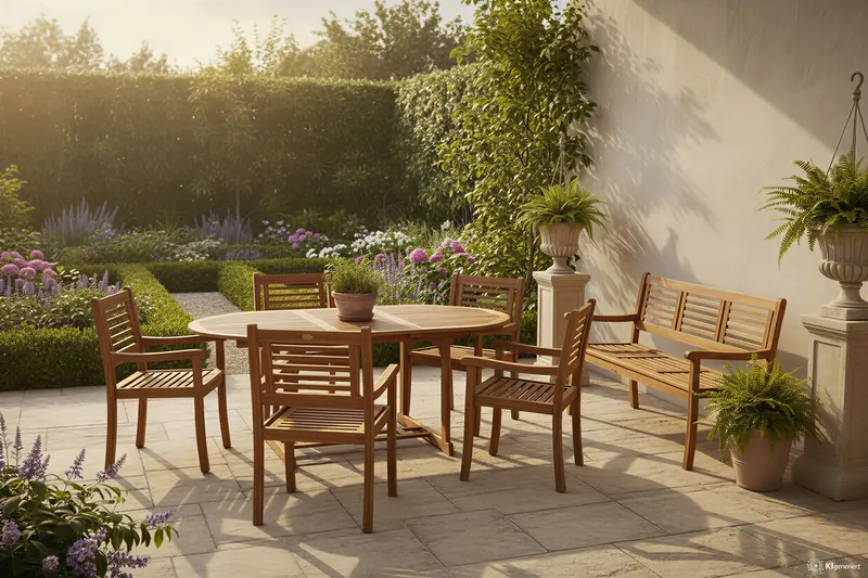 Gartensessel aus Akazie, natur, Ansicht 11