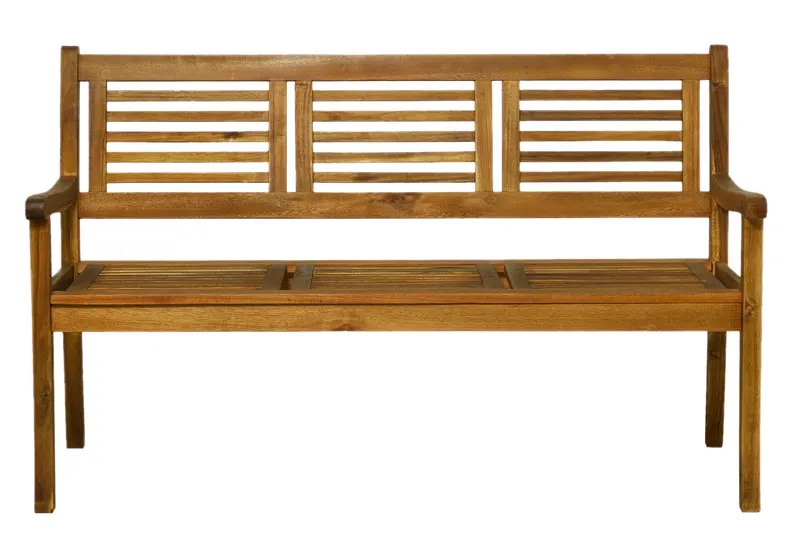 Gartenbank aus Akazie, natur, 150 cm, Ansicht 2