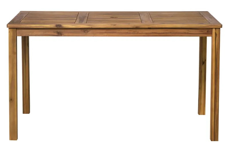 Gartentisch aus Akazie natur 135 × 80 cm