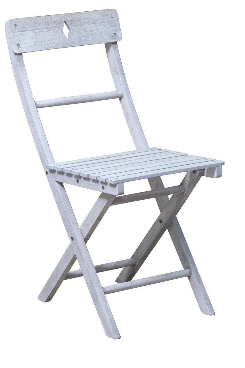 Outdoor-Sitzgruppe aus Akazie, grau mit Vintage-Finish, Ansicht 3