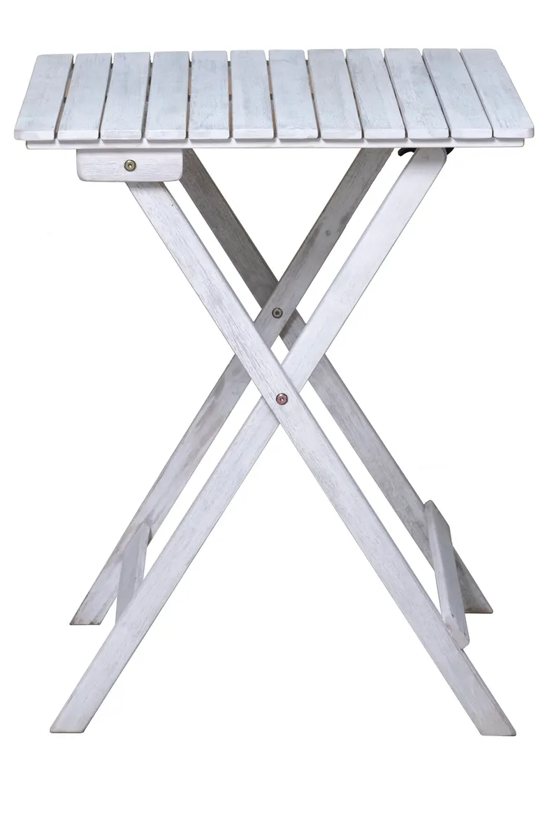 Outdoor-Sitzgruppe aus Akazie, grau mit Vintage-Finish, Ansicht 9