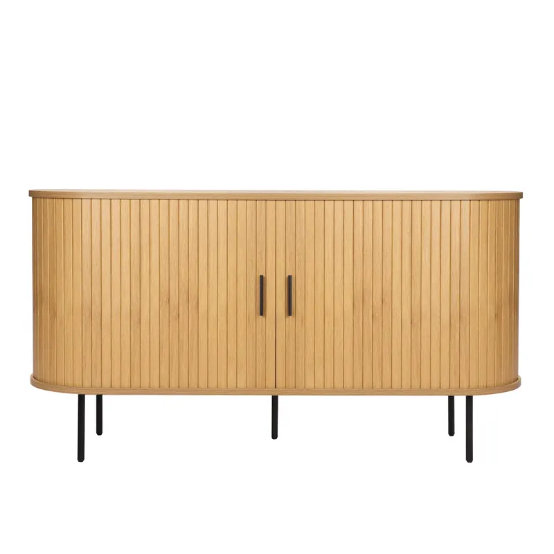 Sideboard, Walnuss/Schwarz