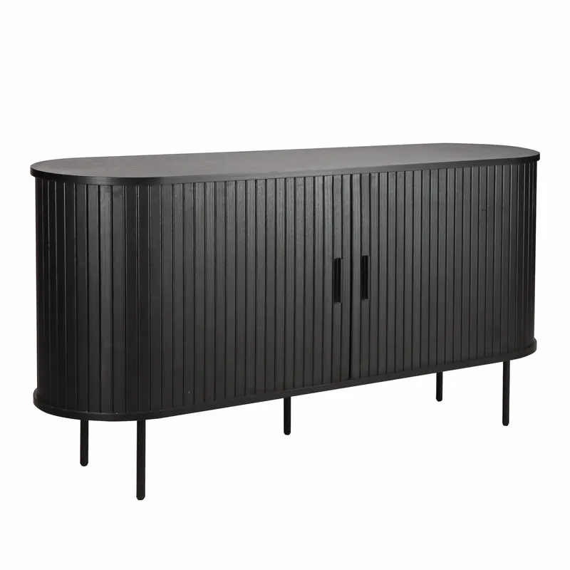 Sideboard, Schwarz, Ansicht 2