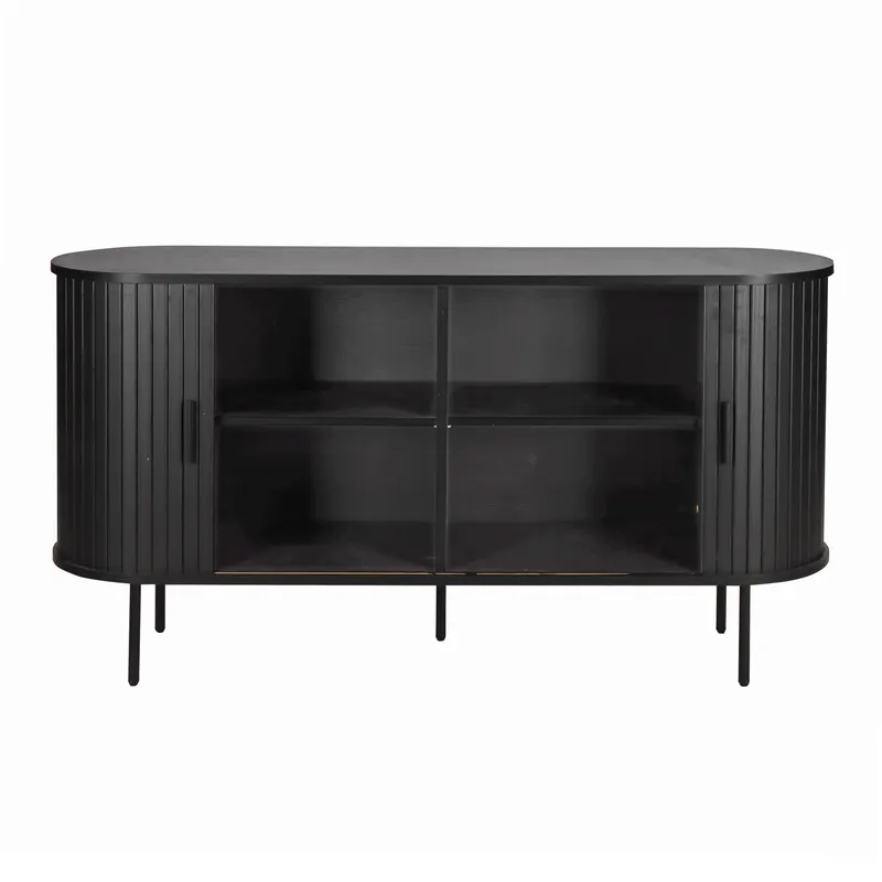 Sideboard, Schwarz, Ansicht 3