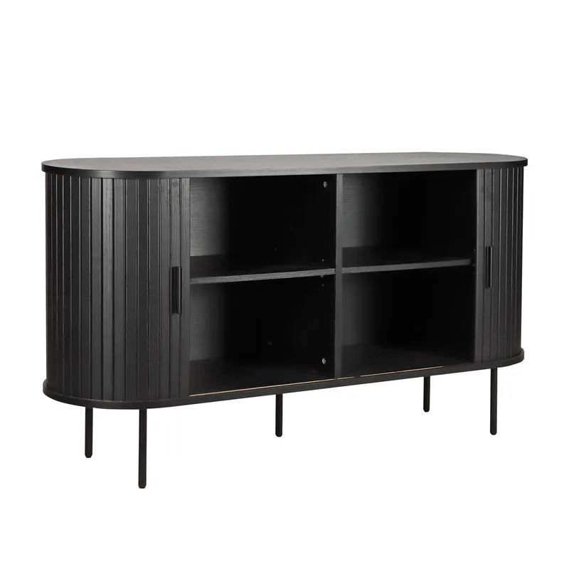 Sideboard, Schwarz, Ansicht 4