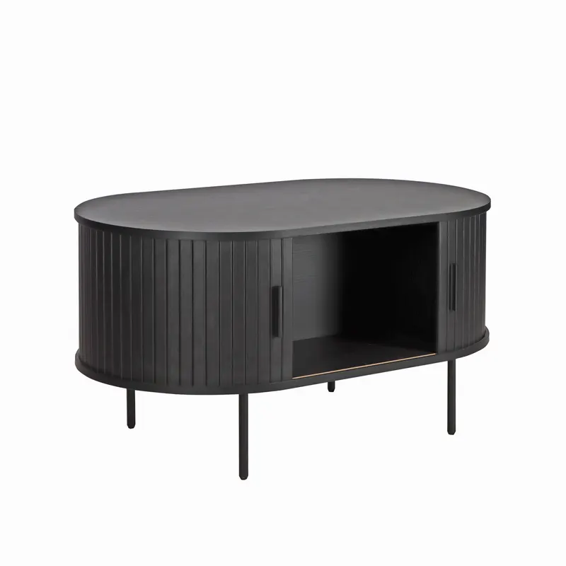 Couchtisch/TV-Board in Schwarz, Ansicht 4