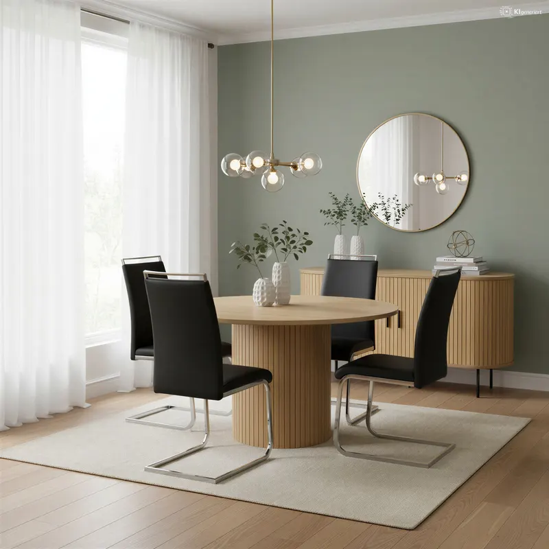 Stuhl, 2er-Set, Kunstleder schwarz, Ansicht 10