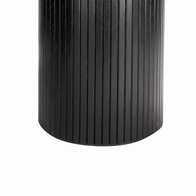 runder Tisch 120 × 120 cm in Schwarz, Ansicht 3