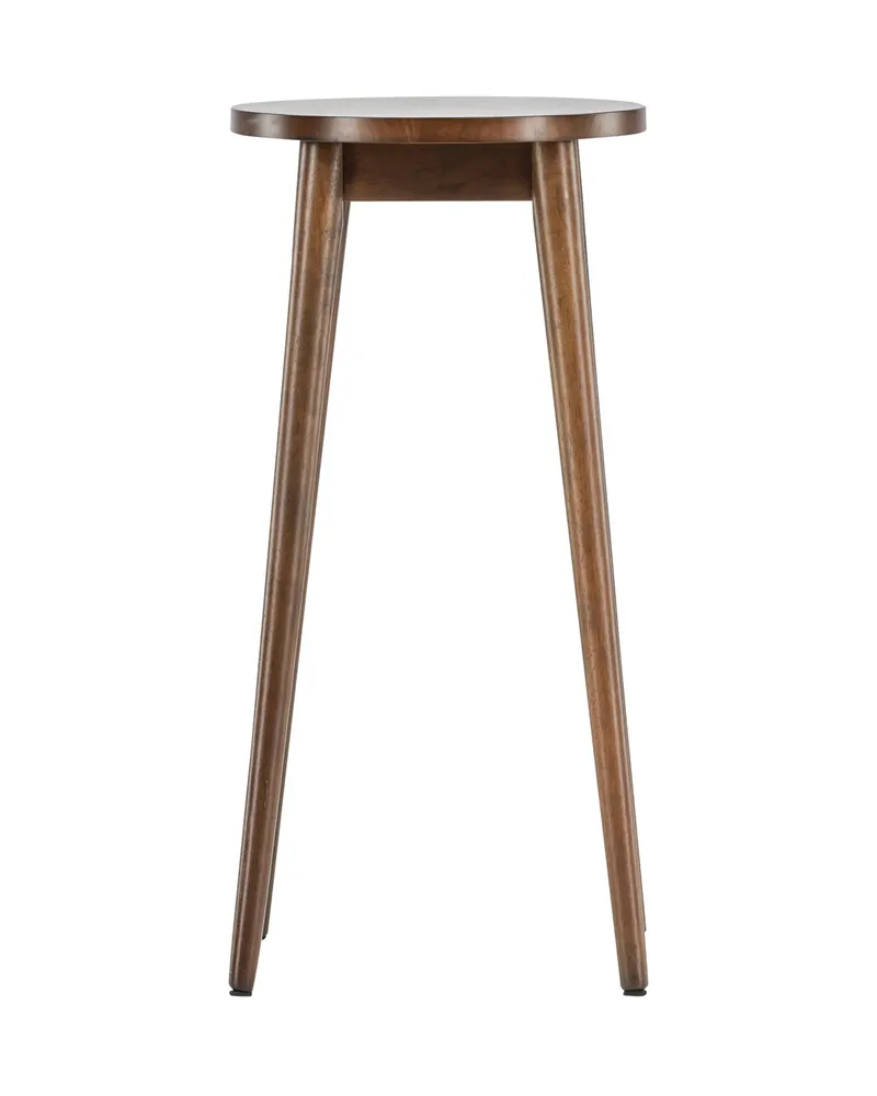 Mollösand Barhocker aus Kautschukholz mit rundem Sitz in Mokka, Ansicht 8