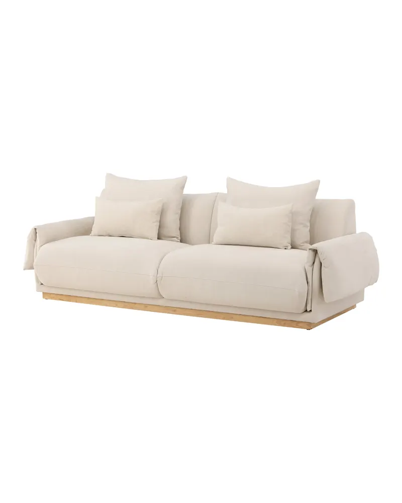 Mollösund 3-Sitzer-Sofa mit Beinen aus Eiche, Ansicht 2
