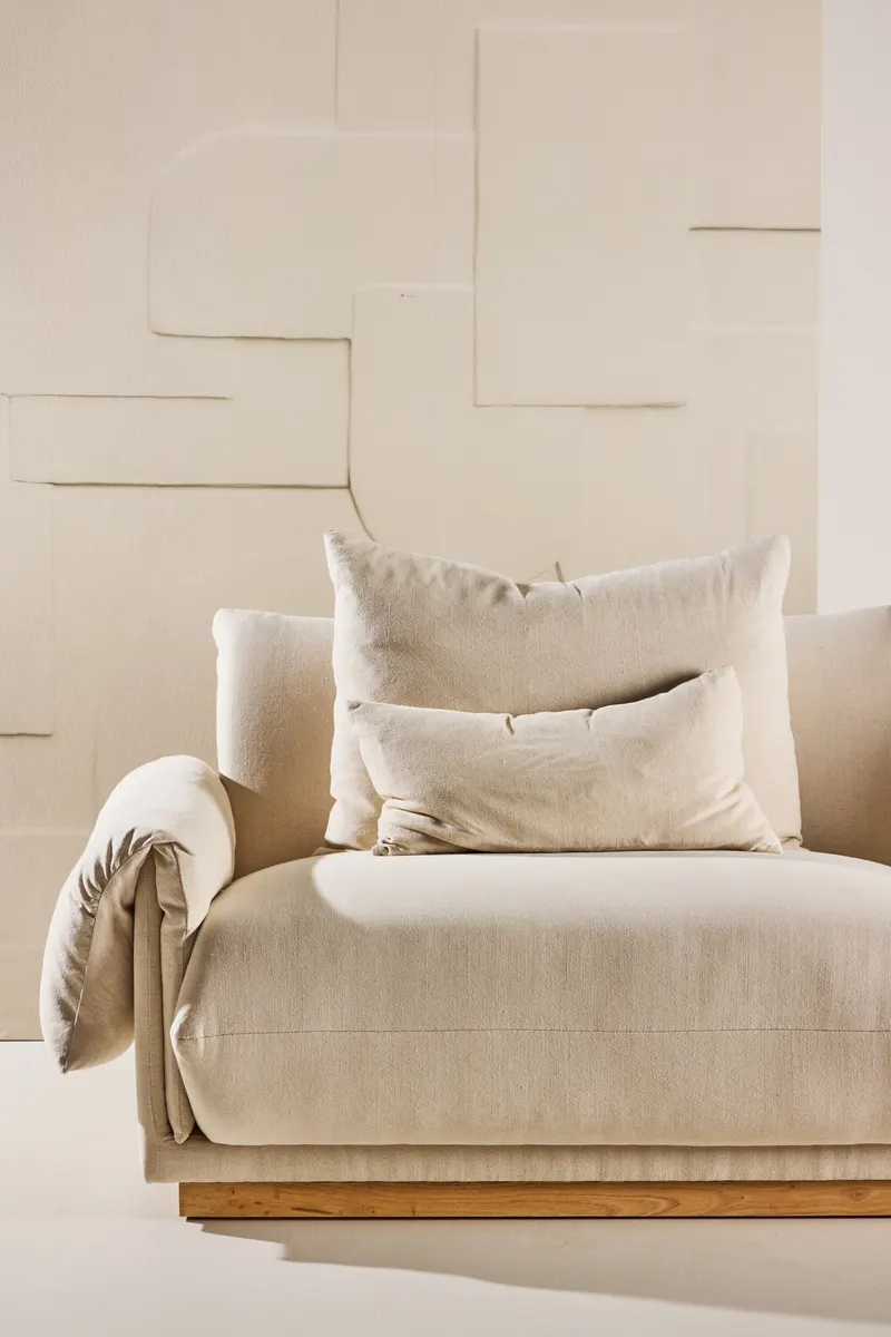 Mollösund 3-Sitzer-Sofa mit Beinen aus Eiche, im Wohnraum, Ansicht 2