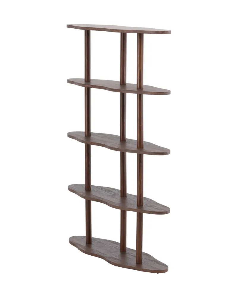 Moln Regal mit wellenförmigen Böden in 30 × 140 × 105 cm, Ansicht 6