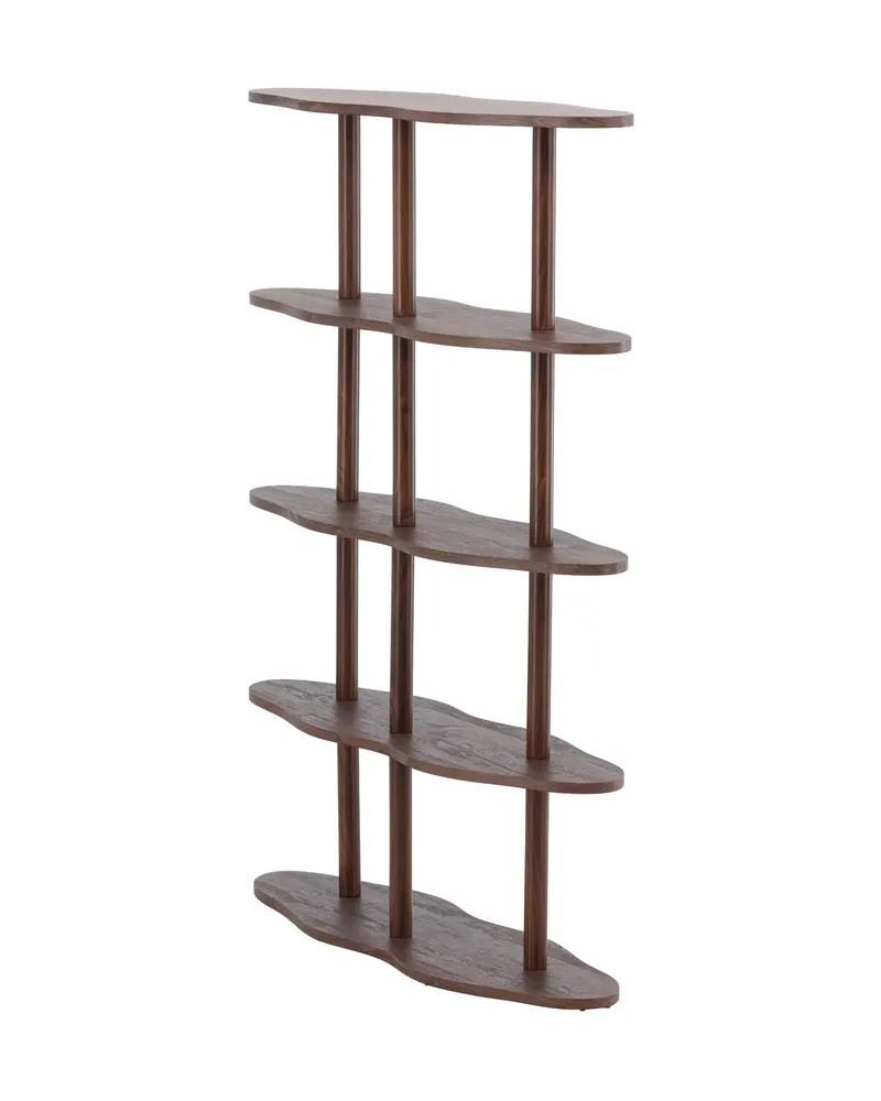 Moln Regal mit wellenförmigen Böden in 30 × 140 × 105 cm, Ansicht 12