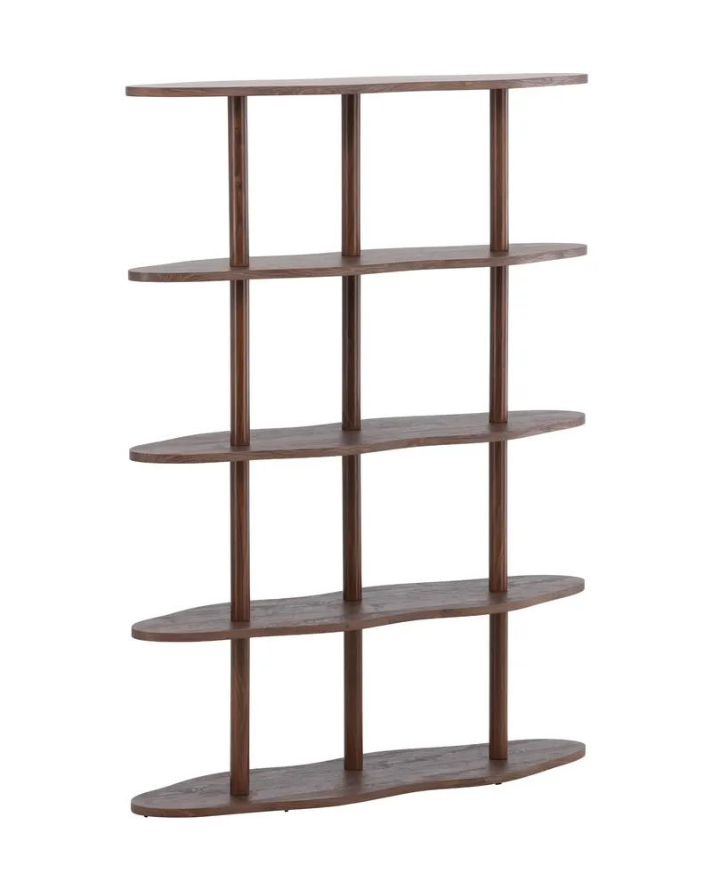 Moln Regal mit wellenförmigen Böden in 30 × 140 × 105 cm, Ansicht 2