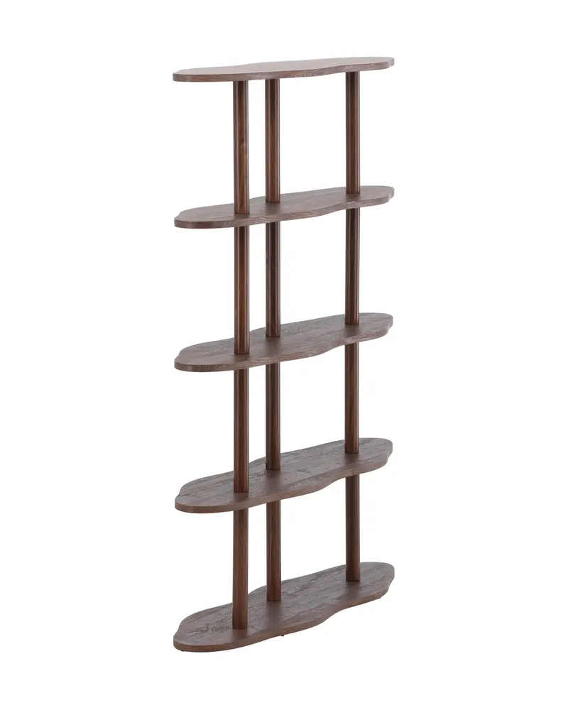 Moln Regal mit wellenförmigen Böden in 30 × 140 × 105 cm, Ansicht 3