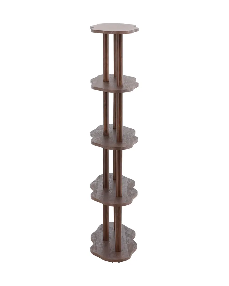 Moln Regal mit wellenförmigen Böden in 30 × 140 × 105 cm, Ansicht 4