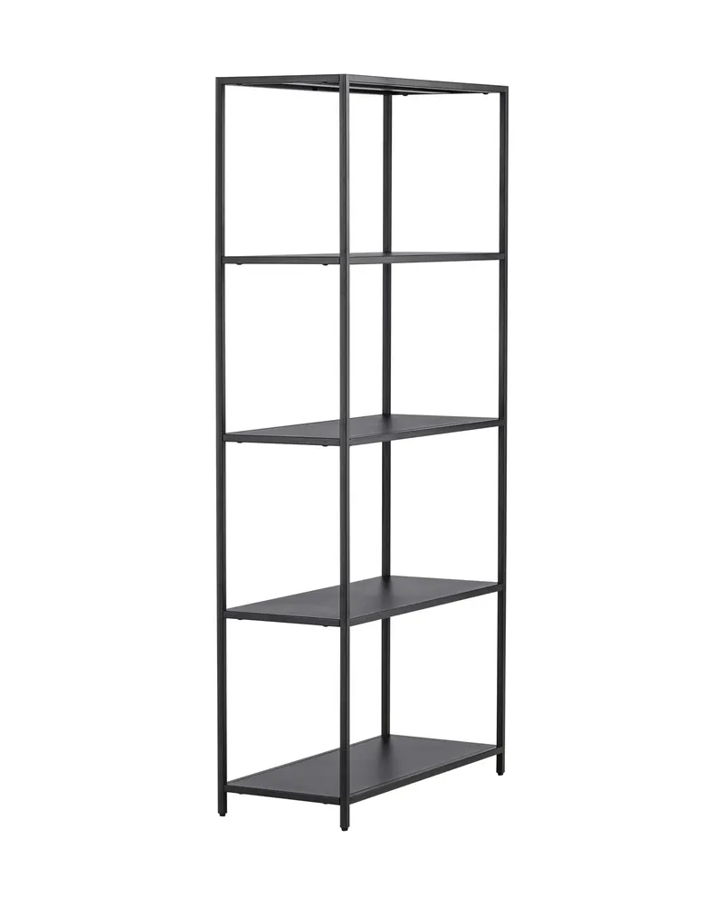 Montevideo Bücherregal aus schwarzem Metall, Ansicht 8