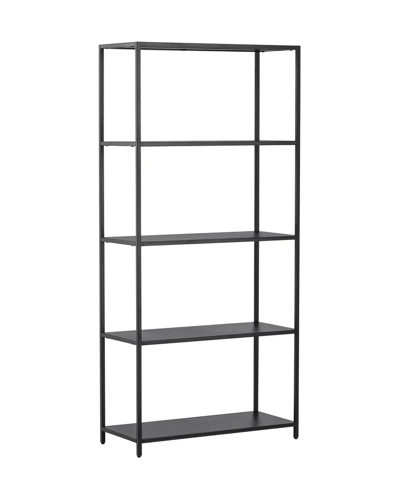 Montevideo Bücherregal aus schwarzem Metall, Ansicht 9