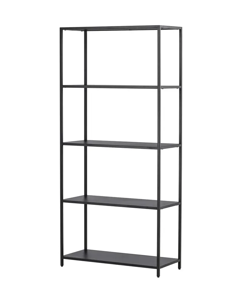 Montevideo Bücherregal aus schwarzem Metall, Ansicht 11