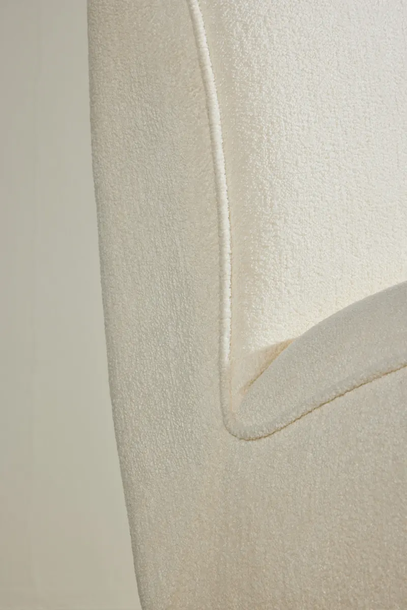 My Sessel ohne Armlehnen in Weiß, Gestell Schwarz, im Wohnraum, Ansicht 4