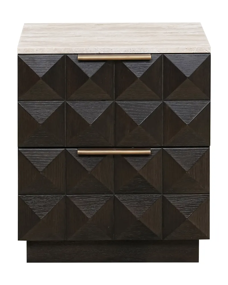 Nachttisch Claremont Braun von Richmond Interiors